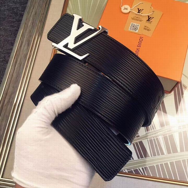 Super Perfect Quality LV Belts(100% Genuine Leather,Steel Buckle)-1904