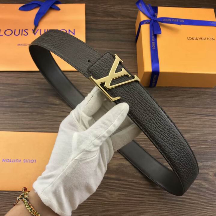Super Perfect Quality LV Belts(100% Genuine Leather,Steel Buckle)-1927
