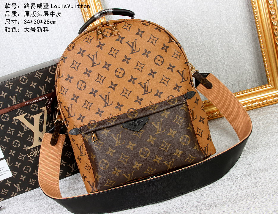 LV Backpack 1:1 Quality-060