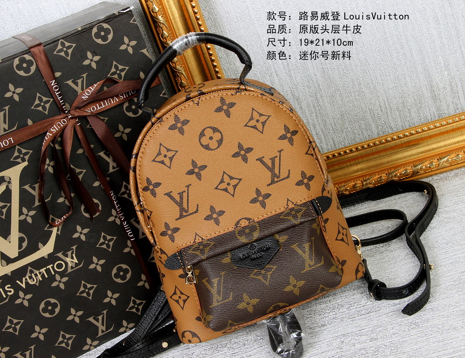 LV Backpack 1:1 Quality-061