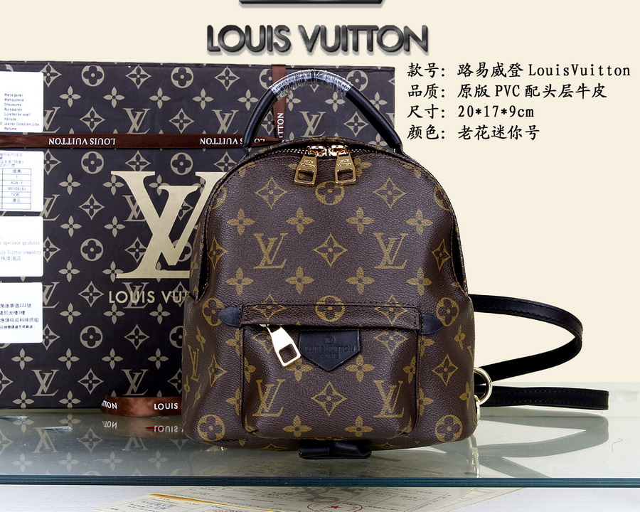 LV Backpack 1:1 Quality-065