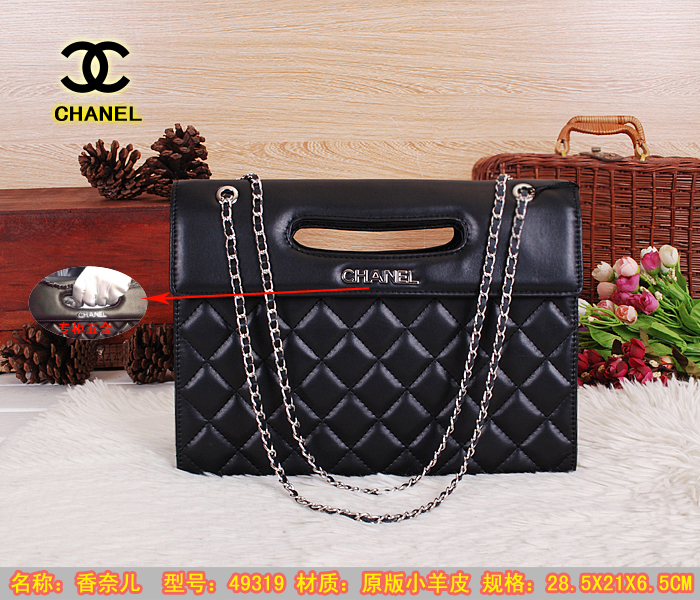 Super Perfect CHAL handbags(Original Leather)-008