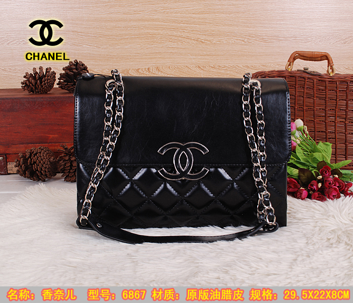 Super Perfect CHAL handbags(Original Leather)-013