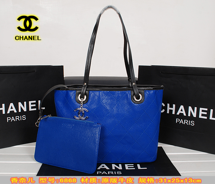 Super Perfect CHAL handbags(Original Leather)-058