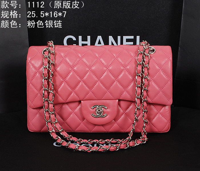 Super Perfect CHAL handbags(Original Leather)-060