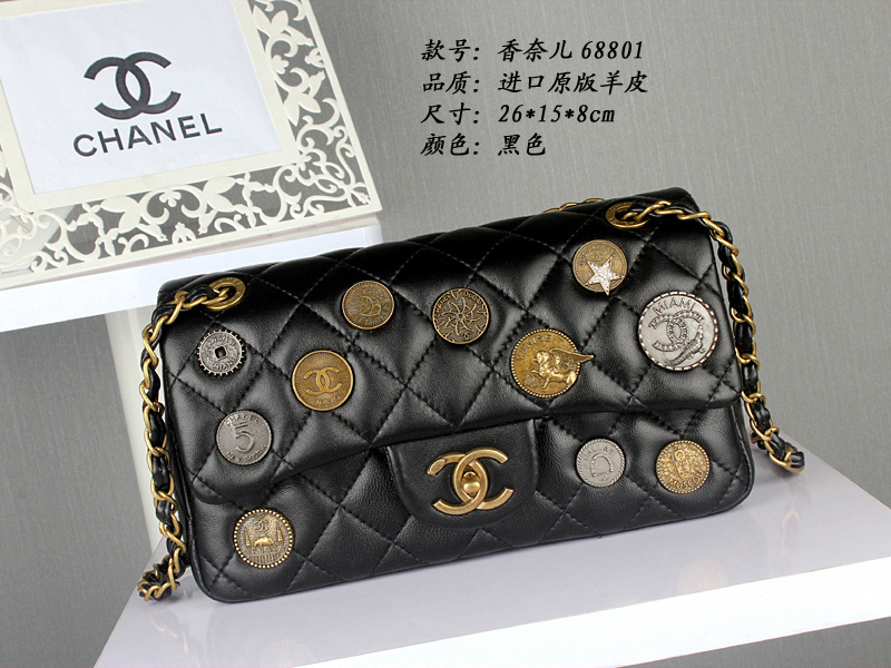 Super Perfect CHAL handbags(Original Leather)-129