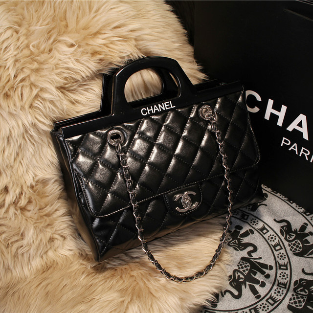 Super Perfect CHAL handbags(Original Leather)-195