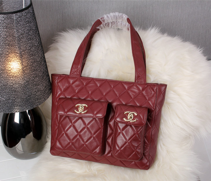 Super Perfect CHAL handbags(Original Leather)-224