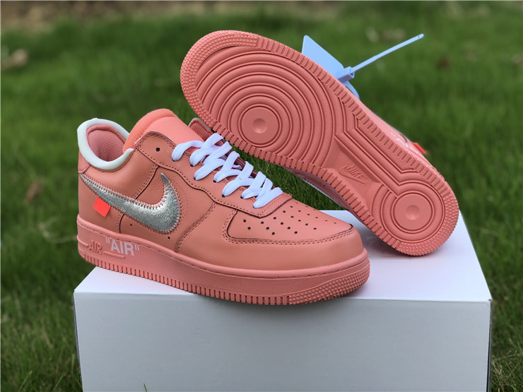 Authentic OFF-WHITE x Air Force 1 Coral