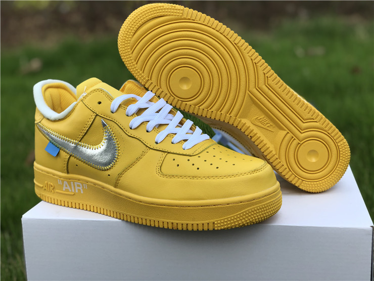 Authentic OFF-WHITE x Air Force 1 Yellow