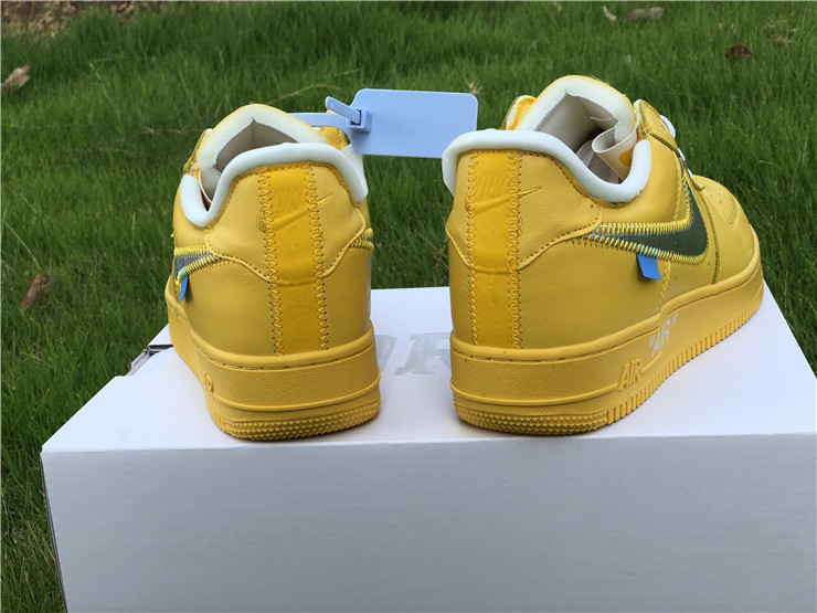 Authentic OFF-WHITE x Air Force 1 Yellow