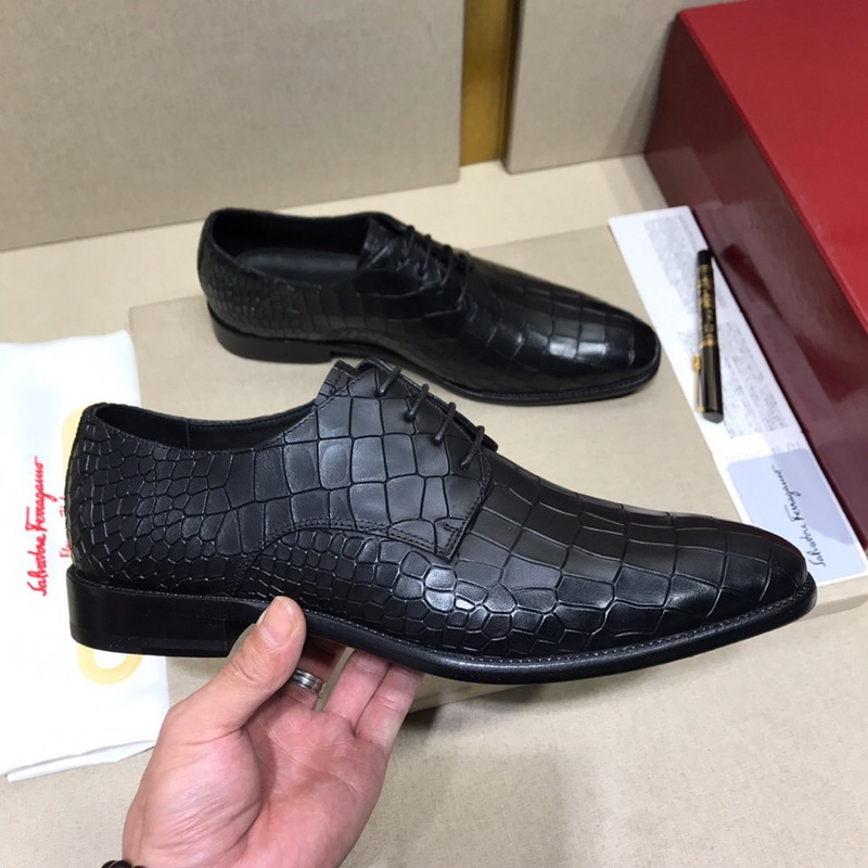 Ferragamo Men shoes 1：1 quality-153