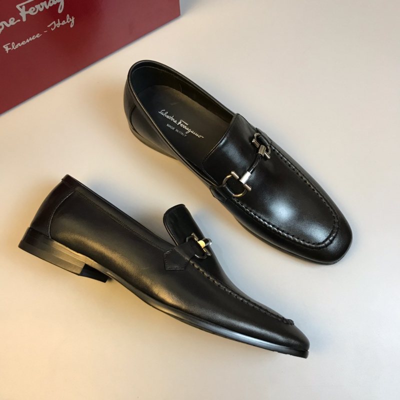 Ferragamo Men shoes 1：1 quality-158
