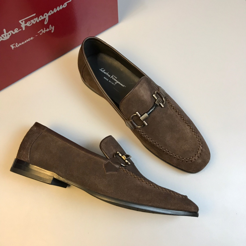 Ferragamo Men shoes 1：1 quality-159