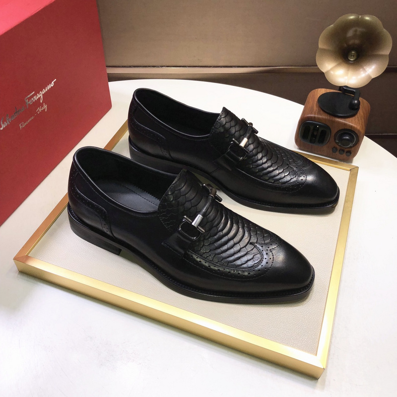 Ferragamo Men shoes 1：1 quality-167