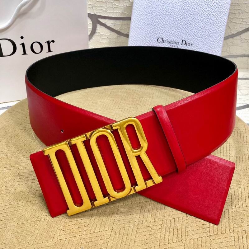 Super Perfect Quality Dior Belts(100% Genuine Leather,steel Buckle)-114