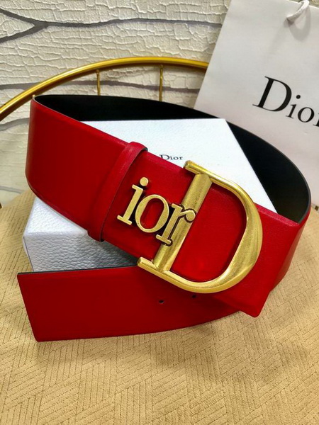 Super Perfect Quality Dior Belts(100% Genuine Leather,steel Buckle)-298