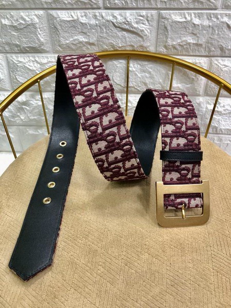 Super Perfect Quality Dior Belts(100% Genuine Leather,steel Buckle)-347
