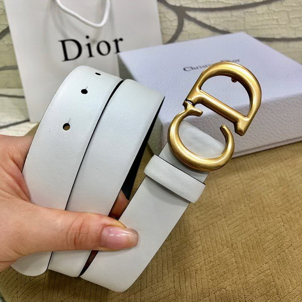 Super Perfect Quality Dior Belts(100% Genuine Leather,steel Buckle)-362