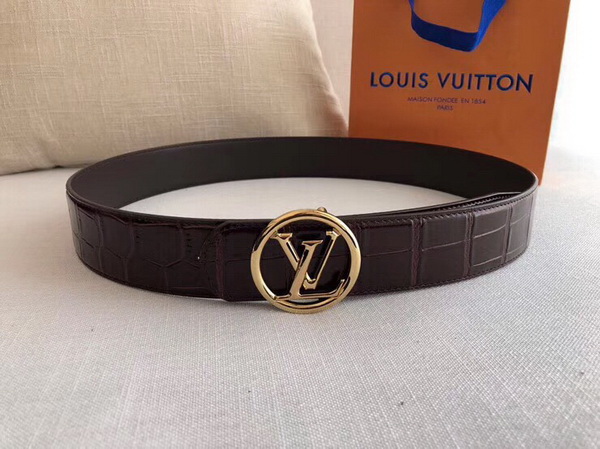 Super Perfect Quality LV Belts(100% Genuine Leather Steel Buckle)-1967