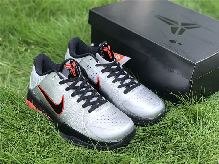 Authentic Nike Kobe 5 Protro Metallic Sliver