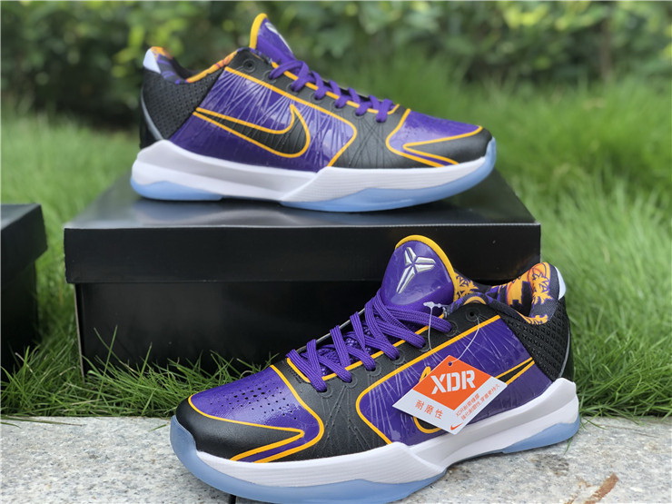 Authentic Nike Zoom Kobe 5 Protro Lakers