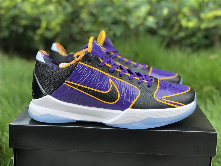 Authentic Nike Zoom Kobe 5 Protro Lakers