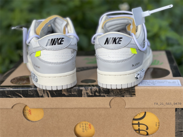 Authentic OFF-WHITE x Nike Dunk Low