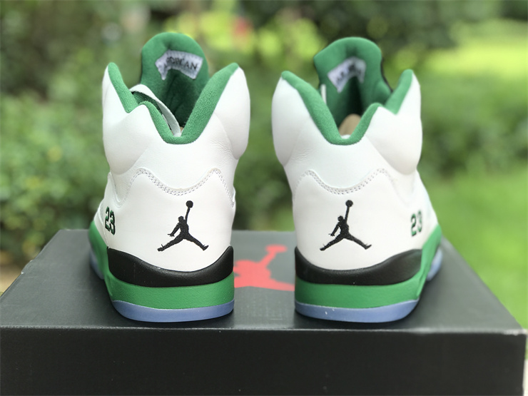 Authentic Air Jordan 5 WMNS “Lucky Green”