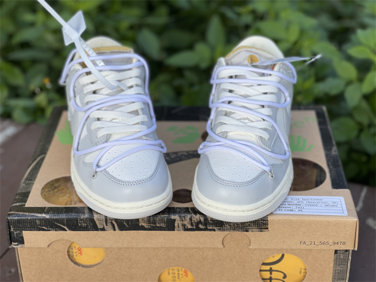 Authentic OFF-WHITE x Nike Dunk Low