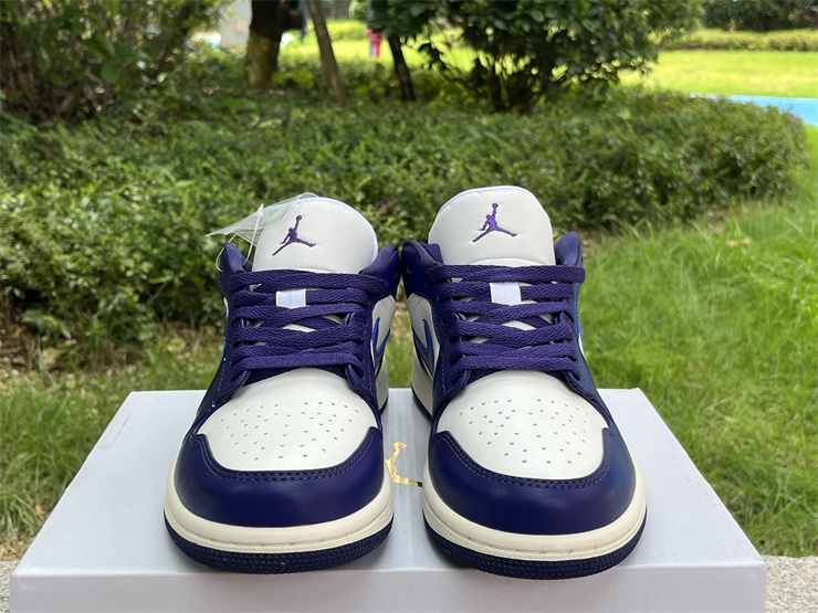 Authentic Air Jordan 1 Low “Sky J Purple”