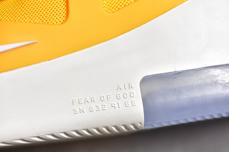 Authentic Nike Air Fear Of God 1 Amarillo