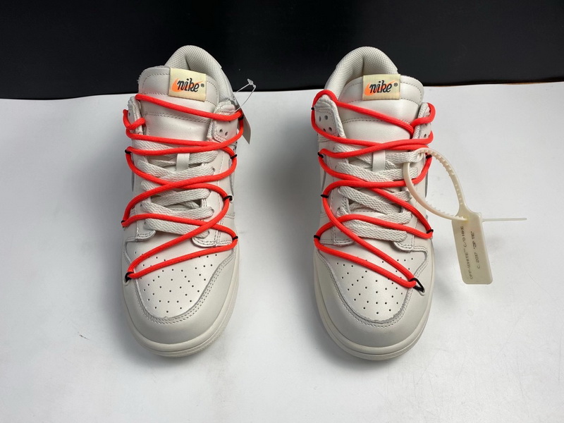 Authentic OFF-WHITE x Nike Dunk Low White