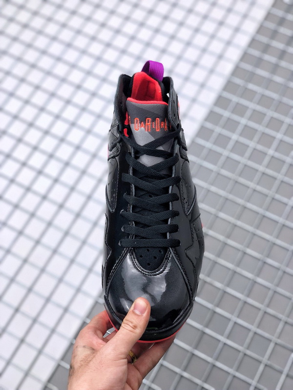 Authentic Air Jordan 7 WMNS “Black Patent Leather” 