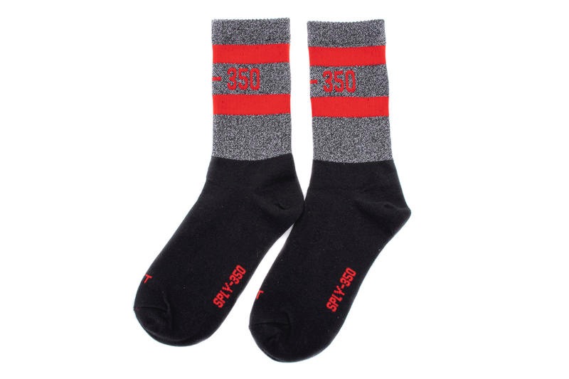 Yeezy Sply-350 Black Reflective Socks