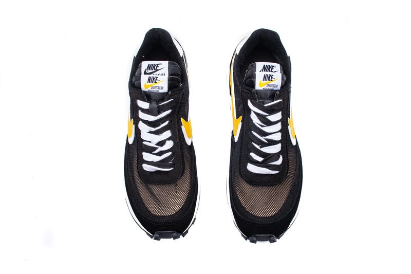Authentic Sacai x Nike LDV Waffl Black/Yellow GS