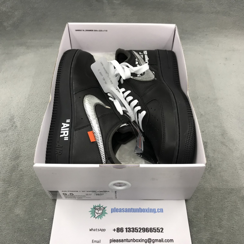 Authentic OFF-WHITE x MOMA Black GS