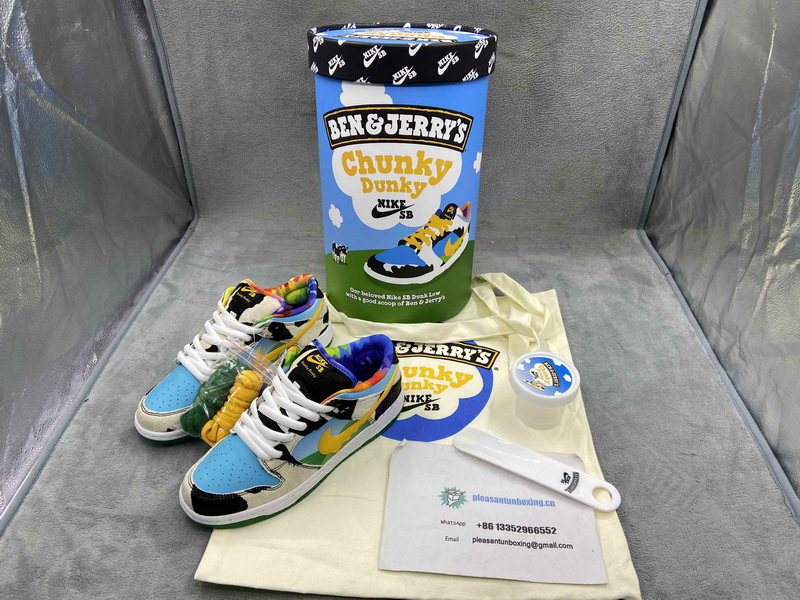 Authentic Ben & Jerry′s x Nike SB Dunk Low Pro QS(with Original Boxes)