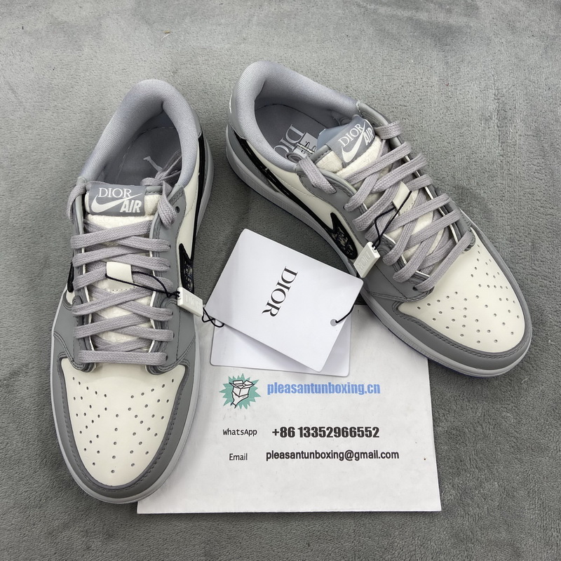 Authentic Dior x Ai Jordan 1 Low Top (with dior boxes) 