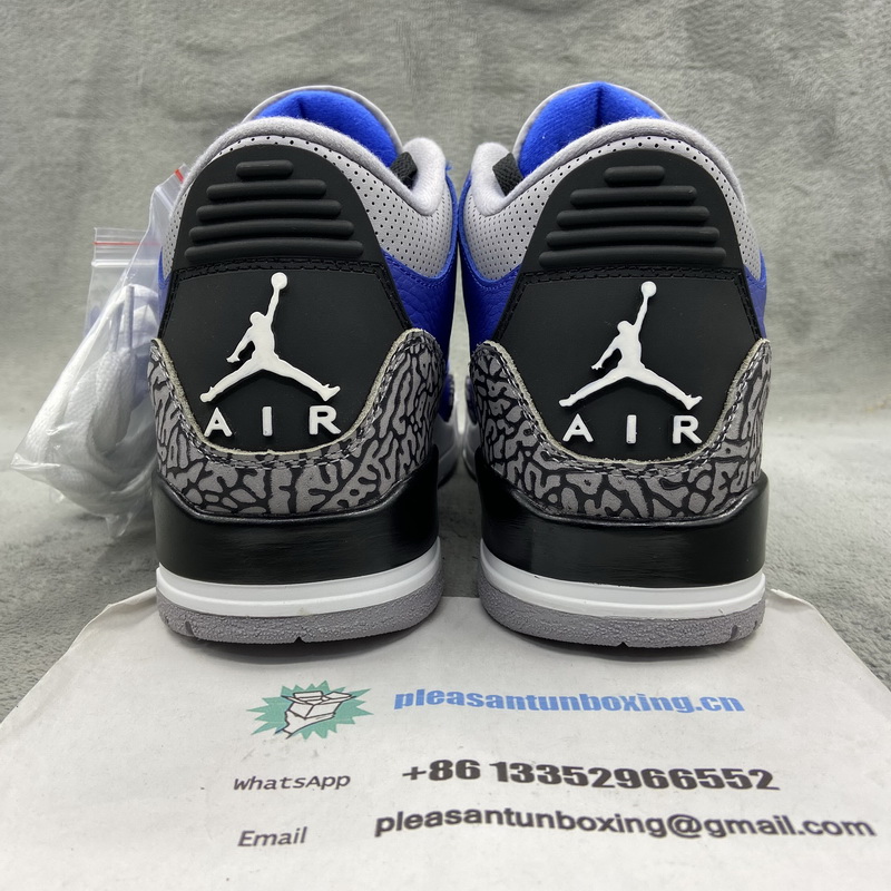 Authentic Air Jordan 3 Blue