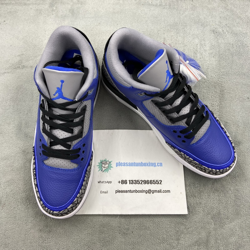 Authentic Air Jordan 3 Blue