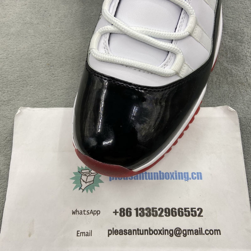 Authentic Air Jordan 11 Low “White Bred” Women Shoes