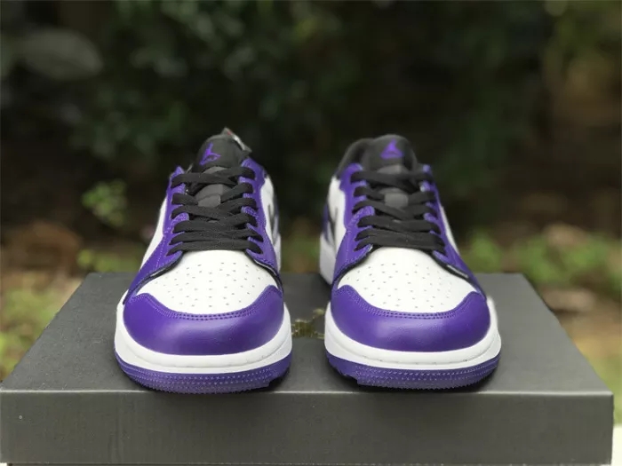 Authentic Air Jordan 1 Low Golf “Court Purple”