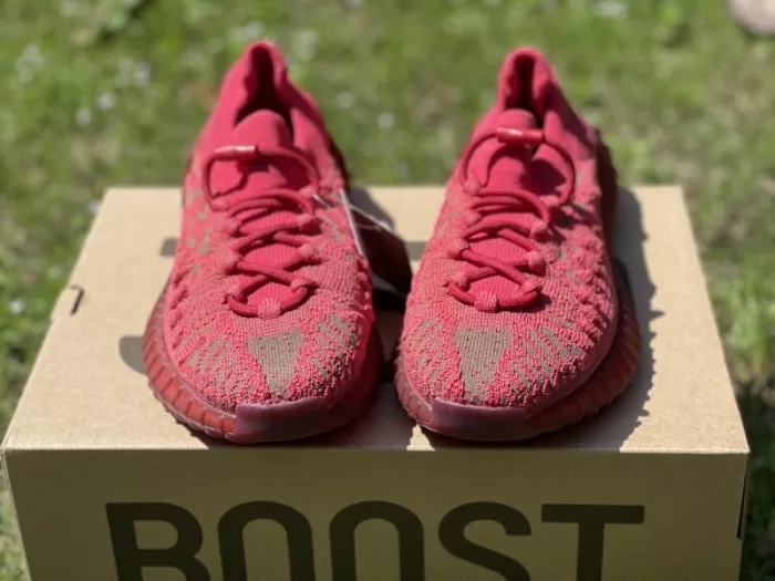 Authentic Yeezy Boost 350 V2 CMPCT “Slate Red”
