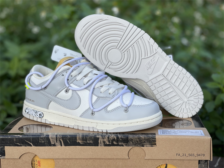 Authentic Off-White x Nike Dunk Low GS